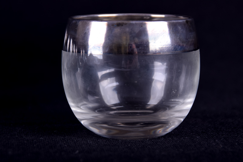 Vintage Dorothy Thorpe Inspired Silver Rimmed Roly Poly Glasses