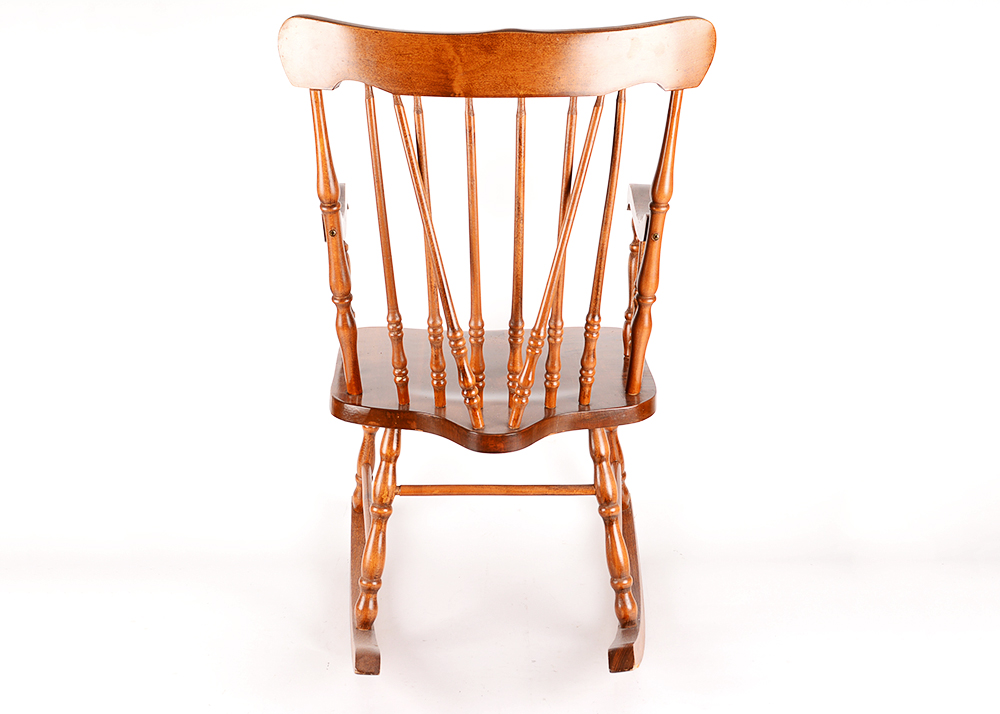 Windsor Style Cherry Rocking Chair