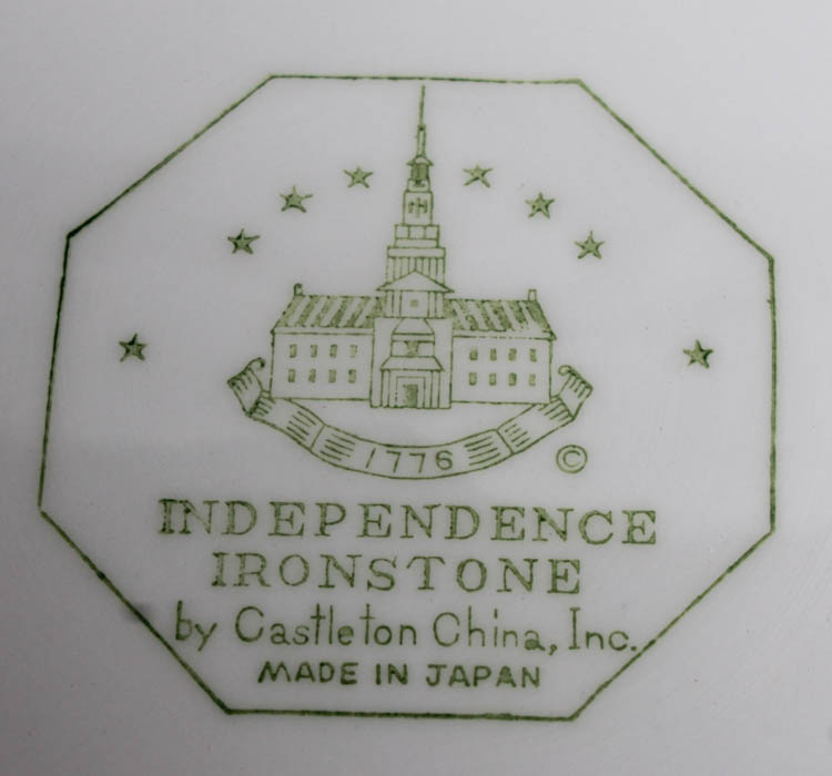 Independence Ironstone Octagonal Dishware