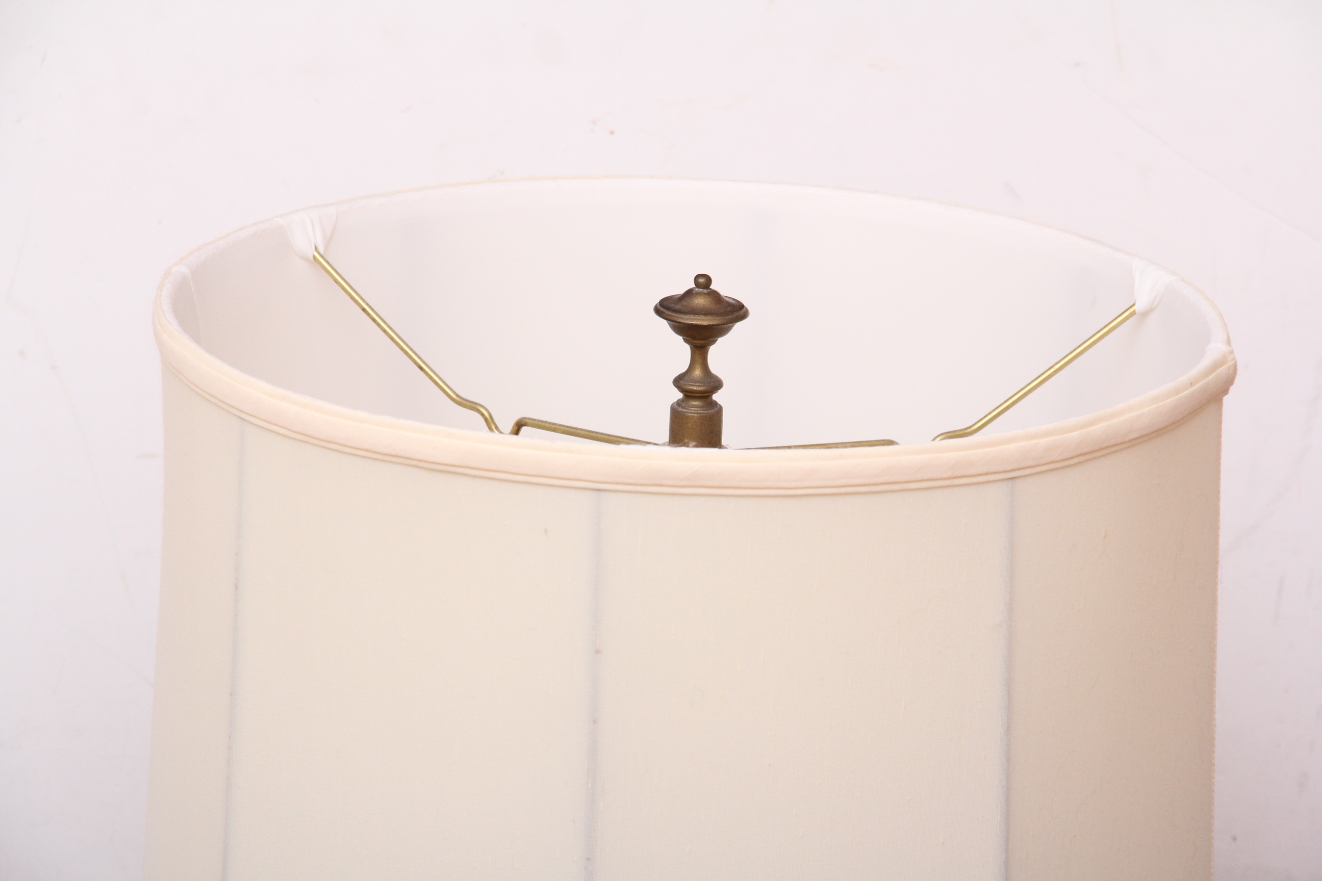 Hexagonal Cabinet End Table and Matching Lamp