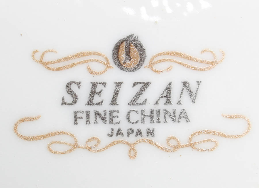 Collection of Red and Blue Floral Dishware