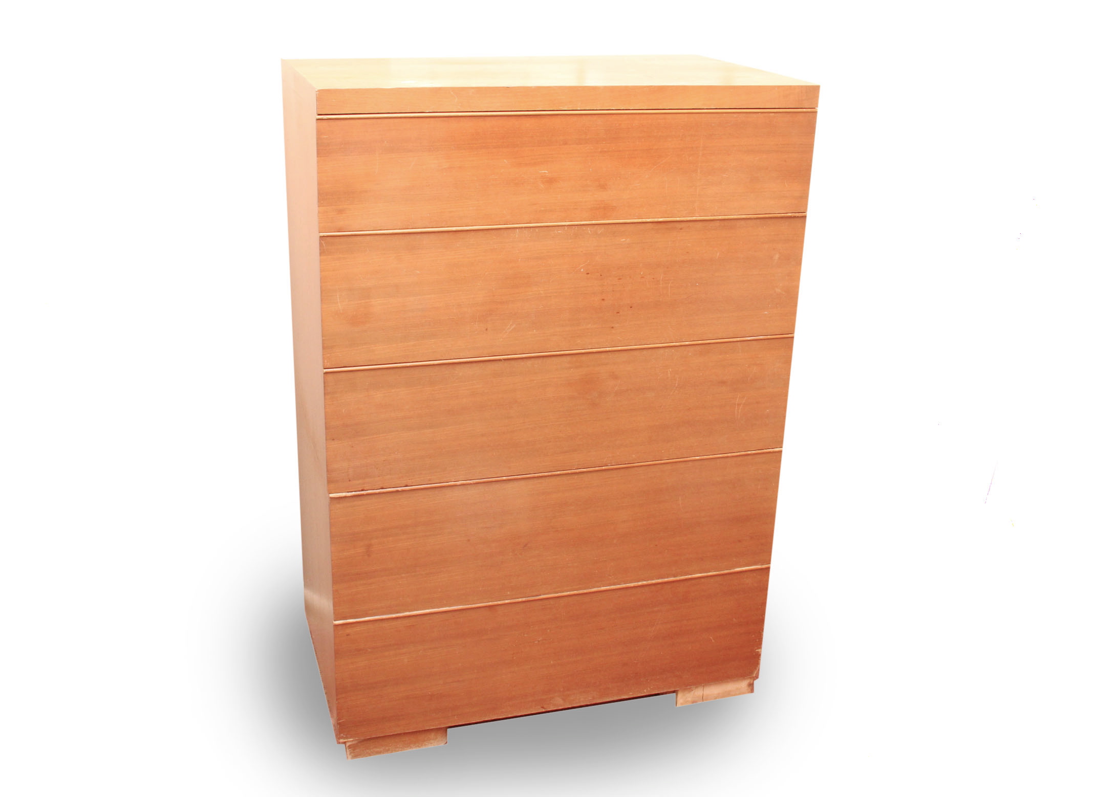 Americraft Mid Century Modern Oak Tall Dresser