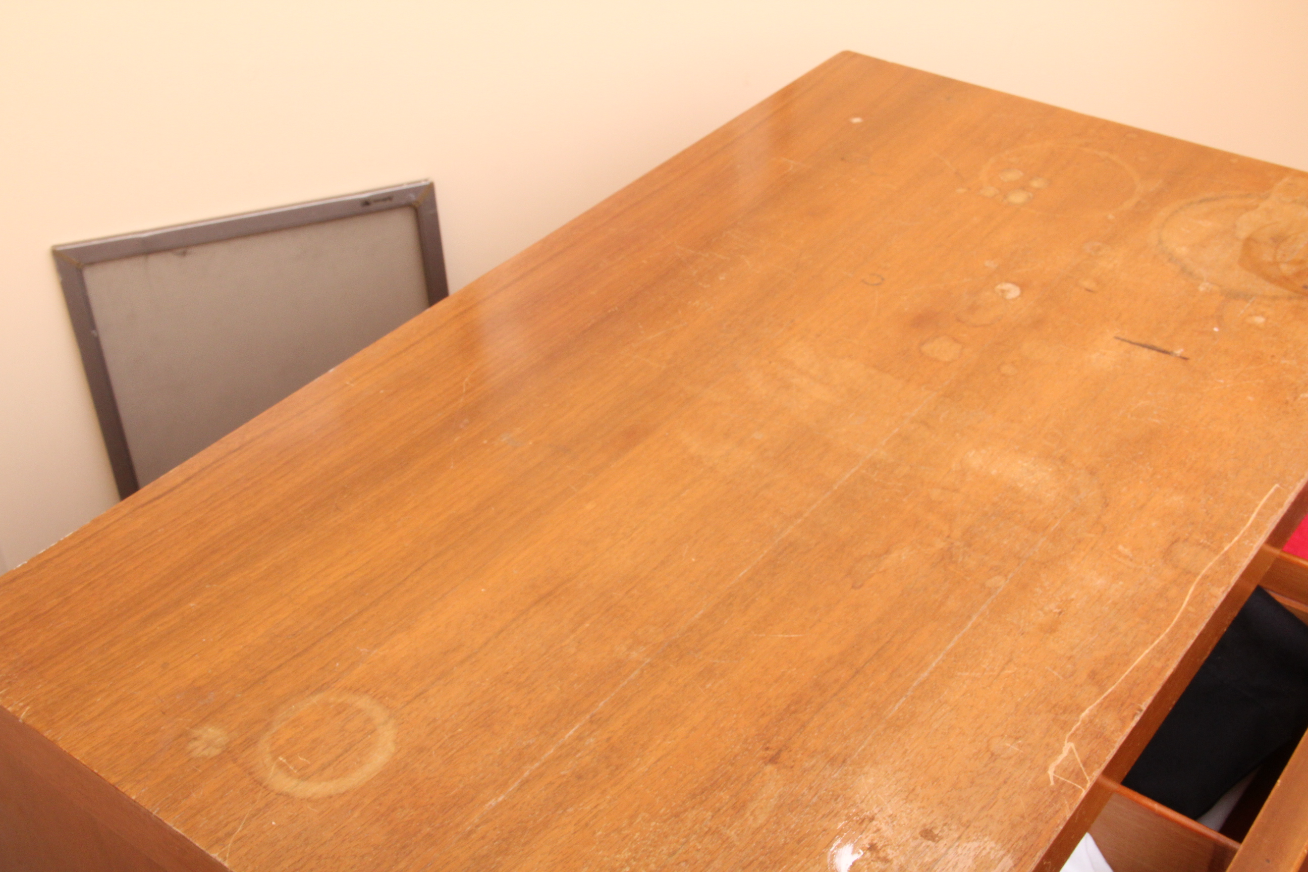 Americraft Mid Century Modern Oak Tall Dresser