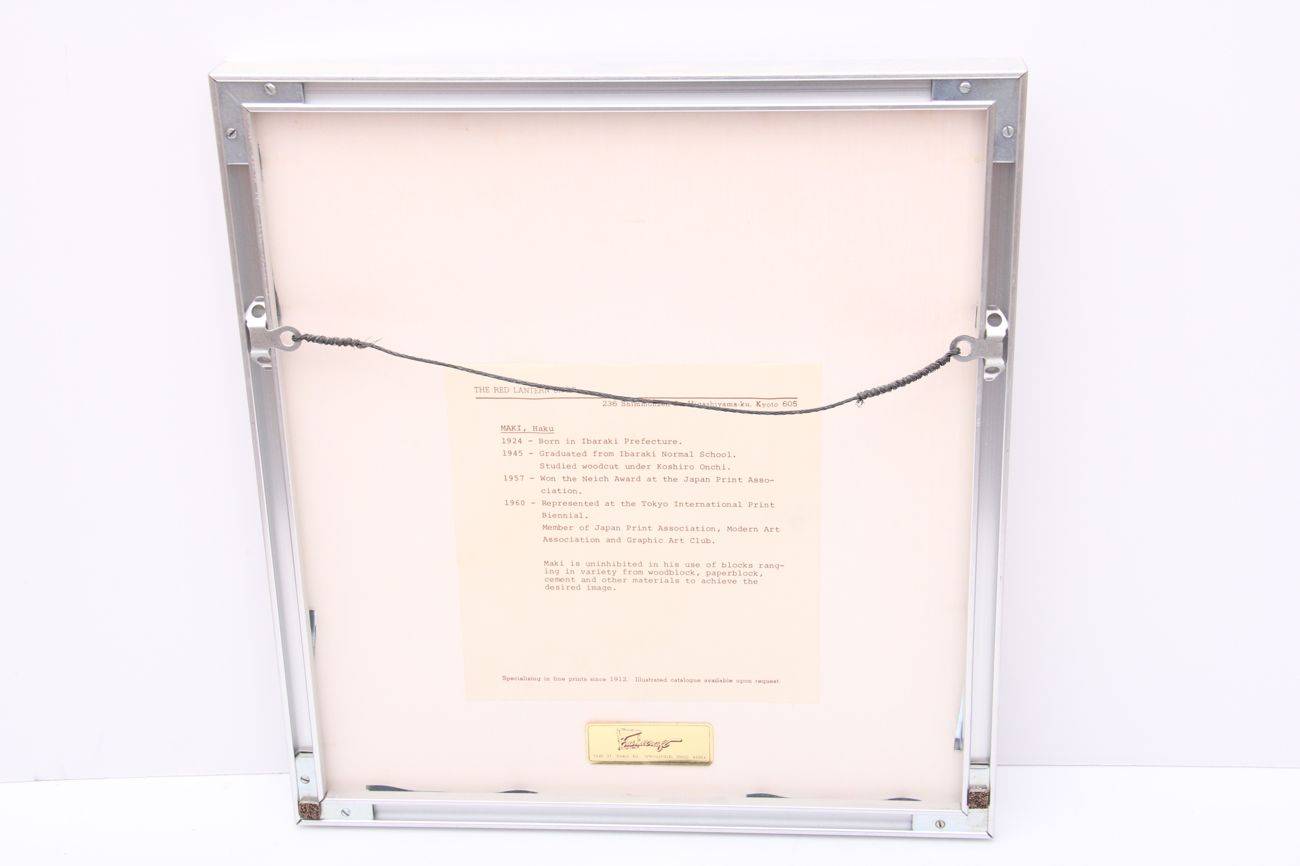 Maki Haku "Collection 17" Woodblock Relief Print