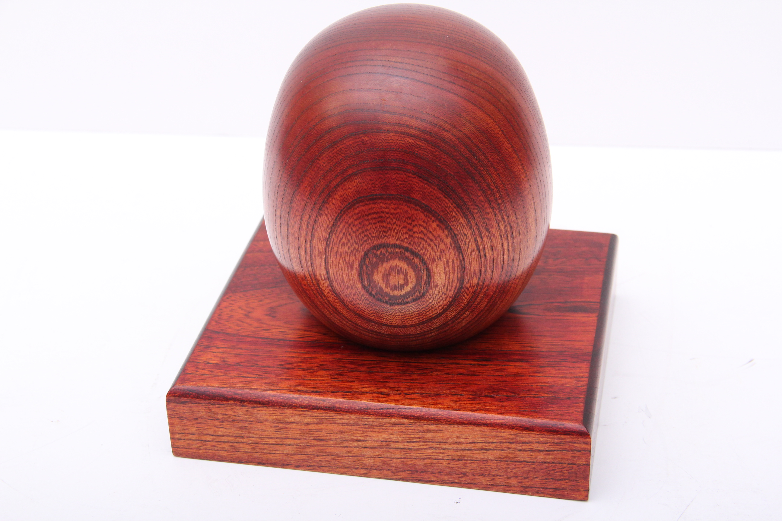 1954 Wooden Japanese Daruma Sculpture