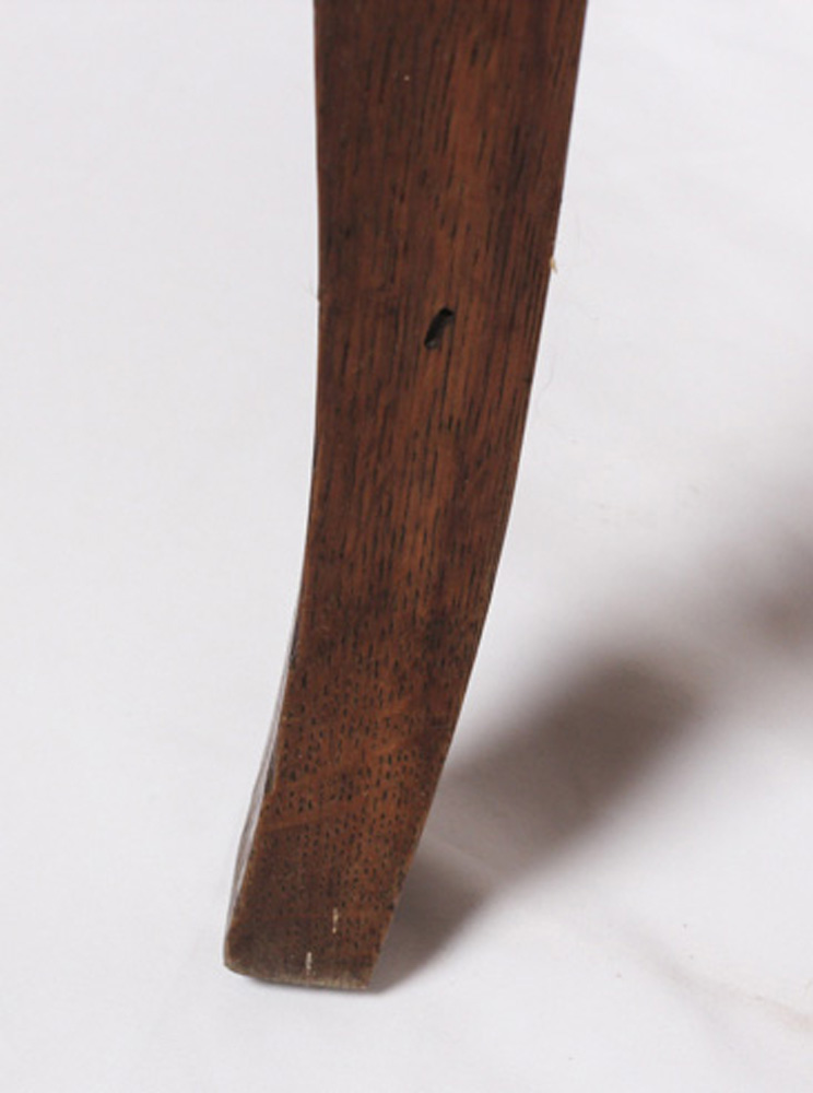 Pair of Upholstered Vinyl Chairs and Ottoman