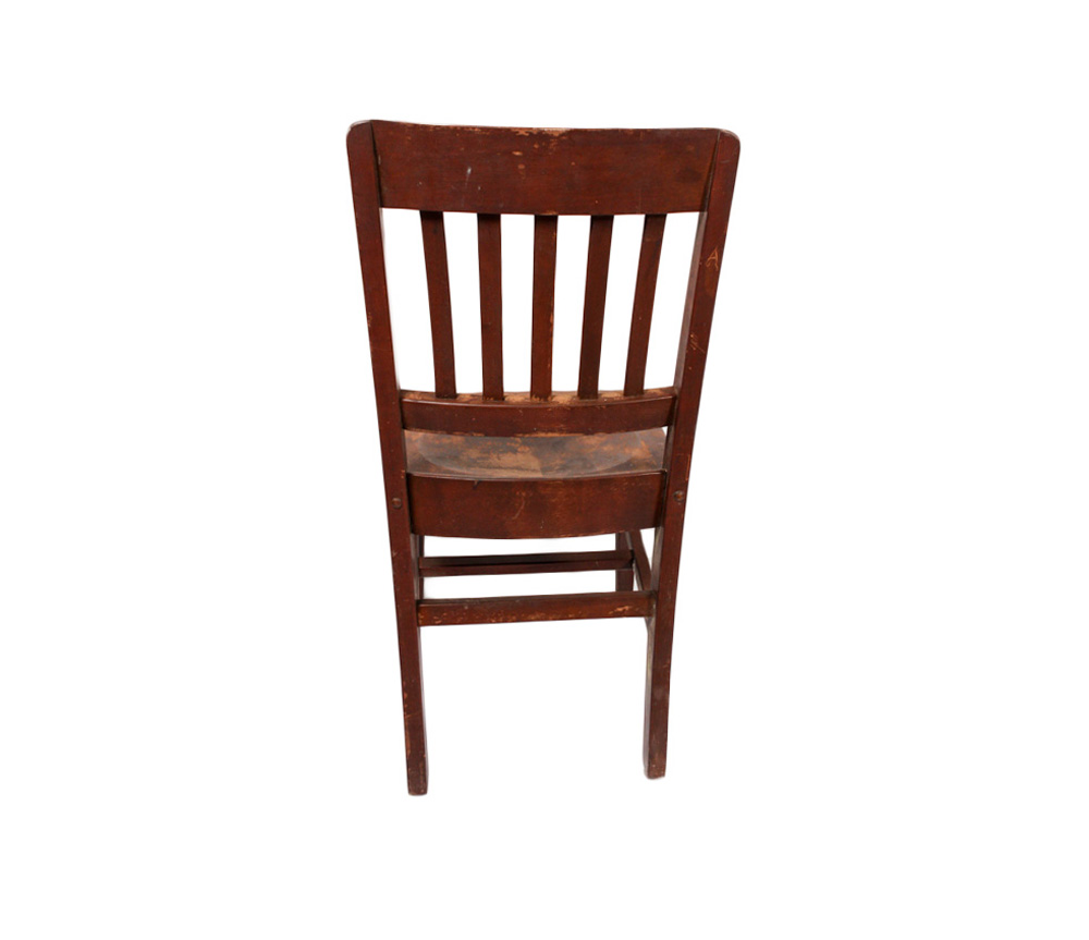 Pair of Leather Chairs with Ribbed Backs