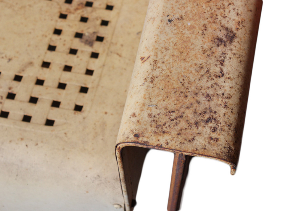 White Rocker Glider with Three Seats