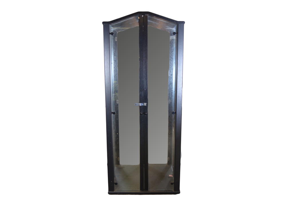 Ebony Cabinet with Glass