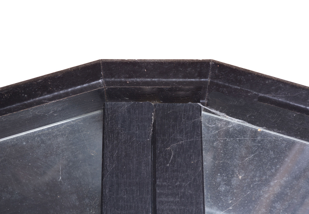 Ebony Cabinet with Glass