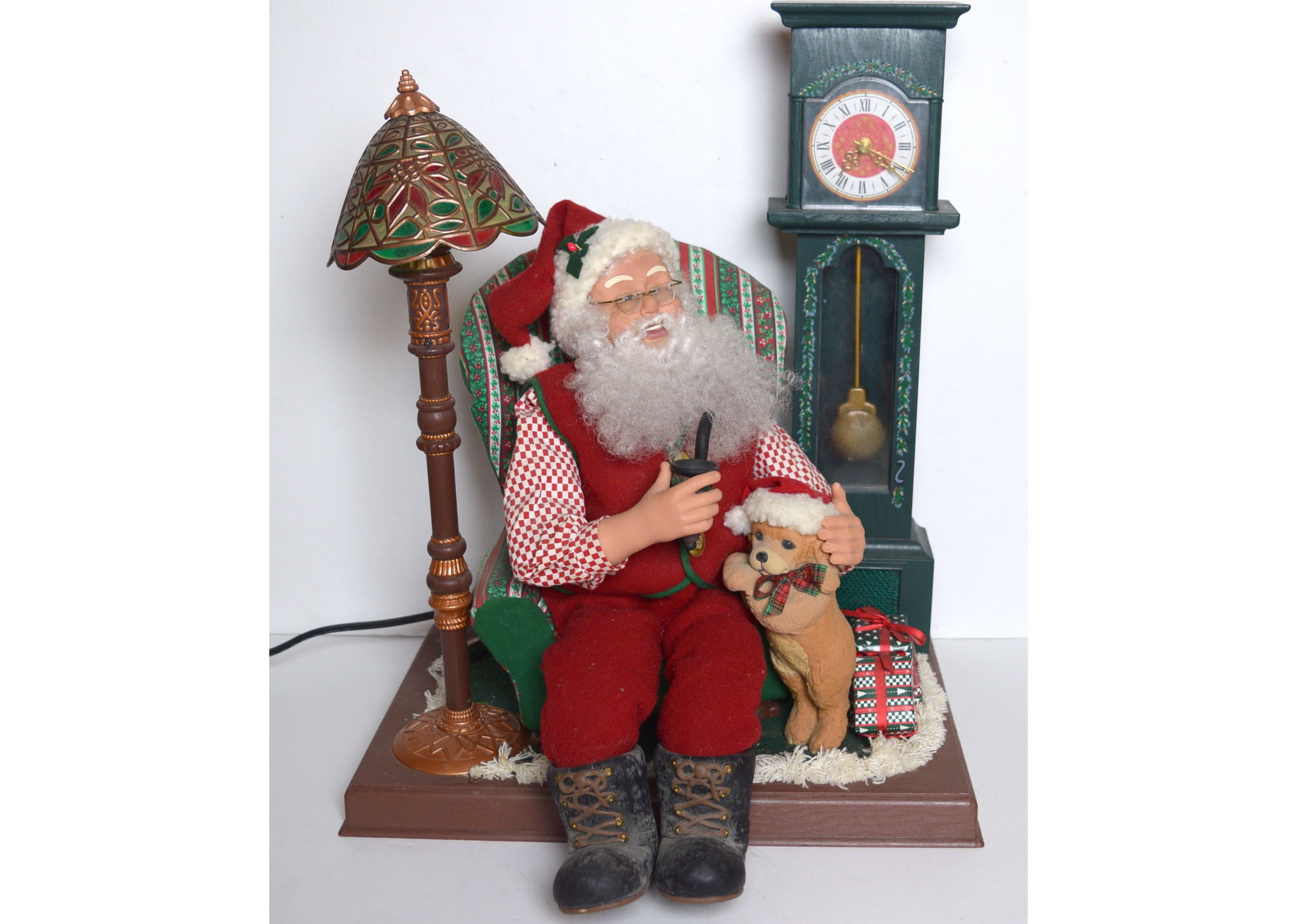 Holiday Creations Inc. Animated Santa Cassette Player