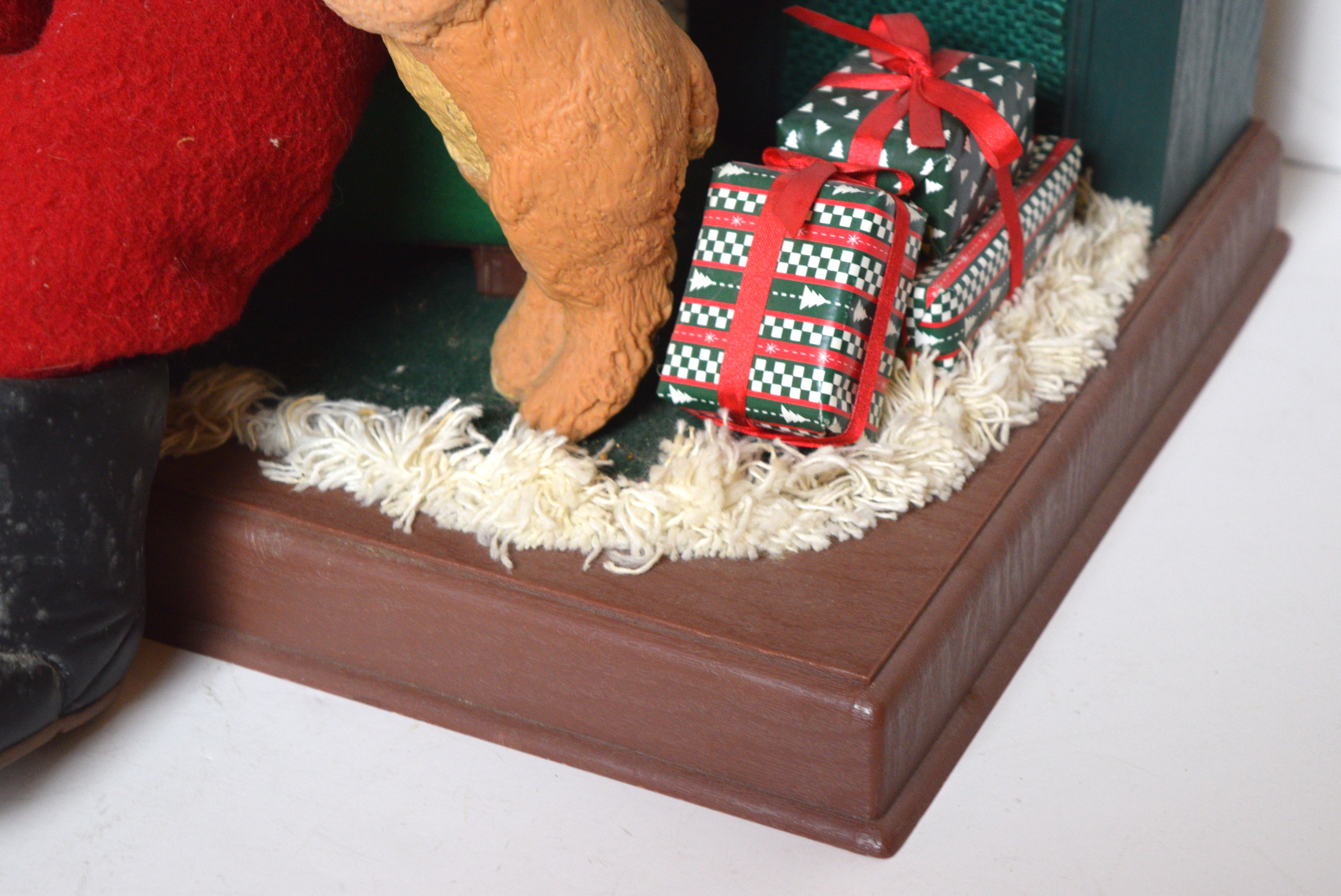 Holiday Creations Inc. Animated Santa Cassette Player