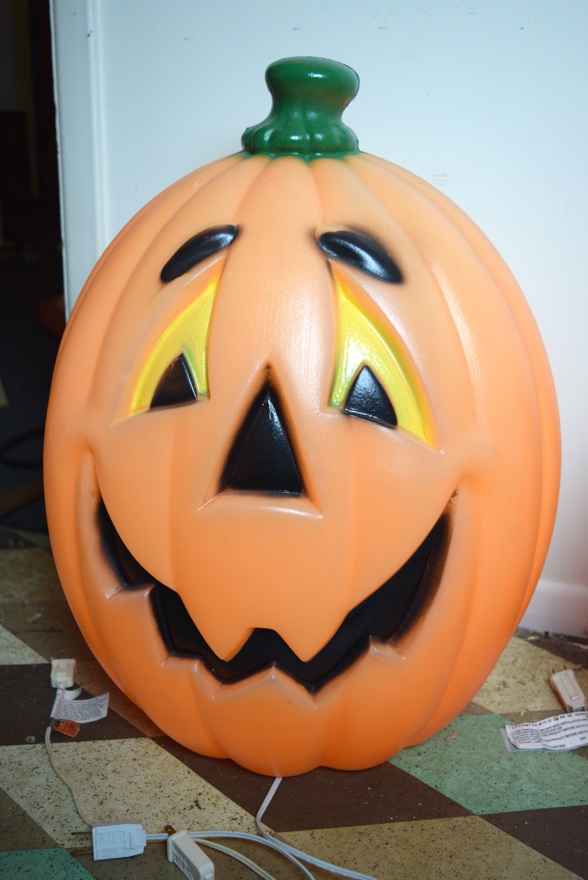 Collection of Blow Mold Pumpkins