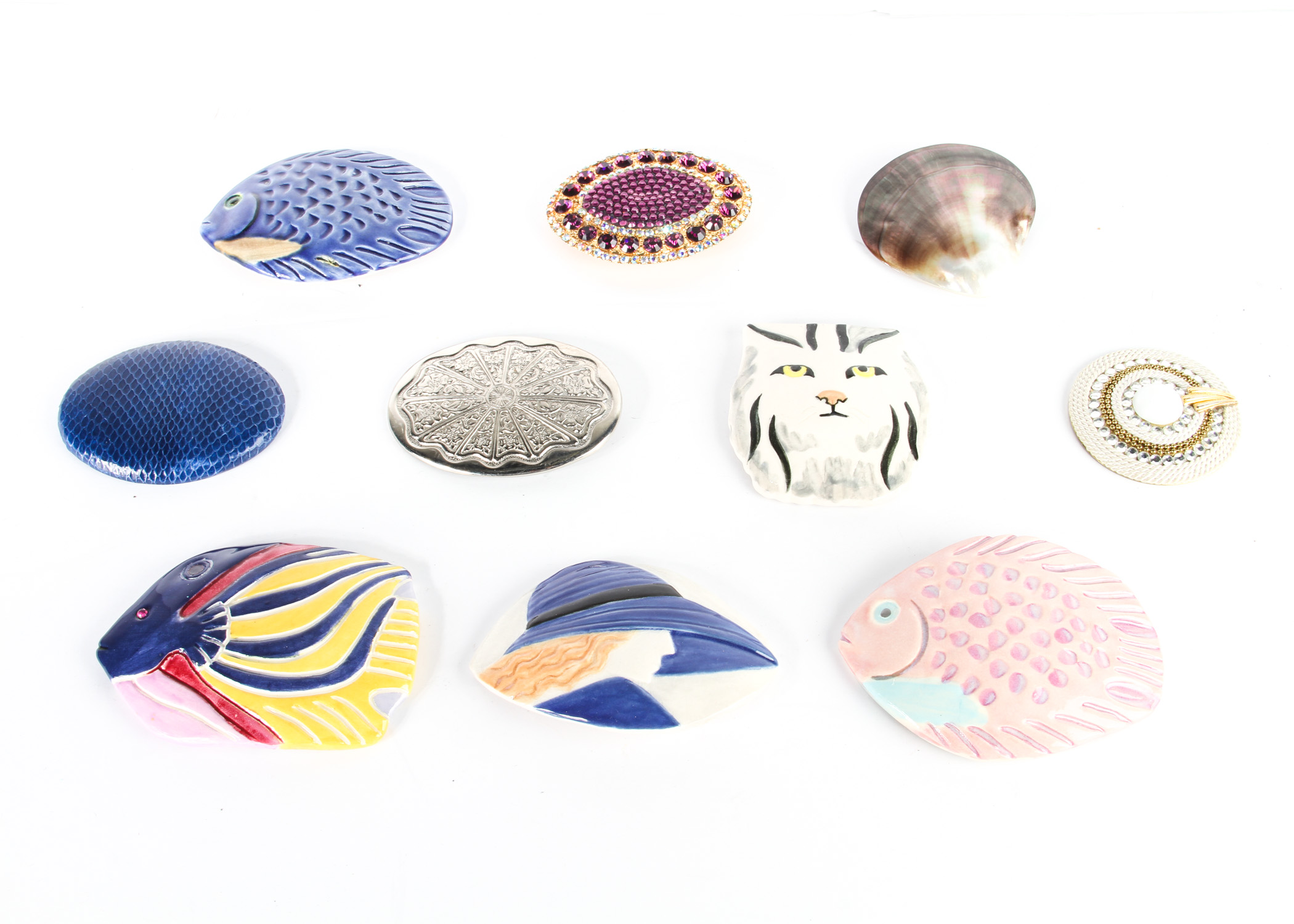 Collection of Clip-On Belt Buckles