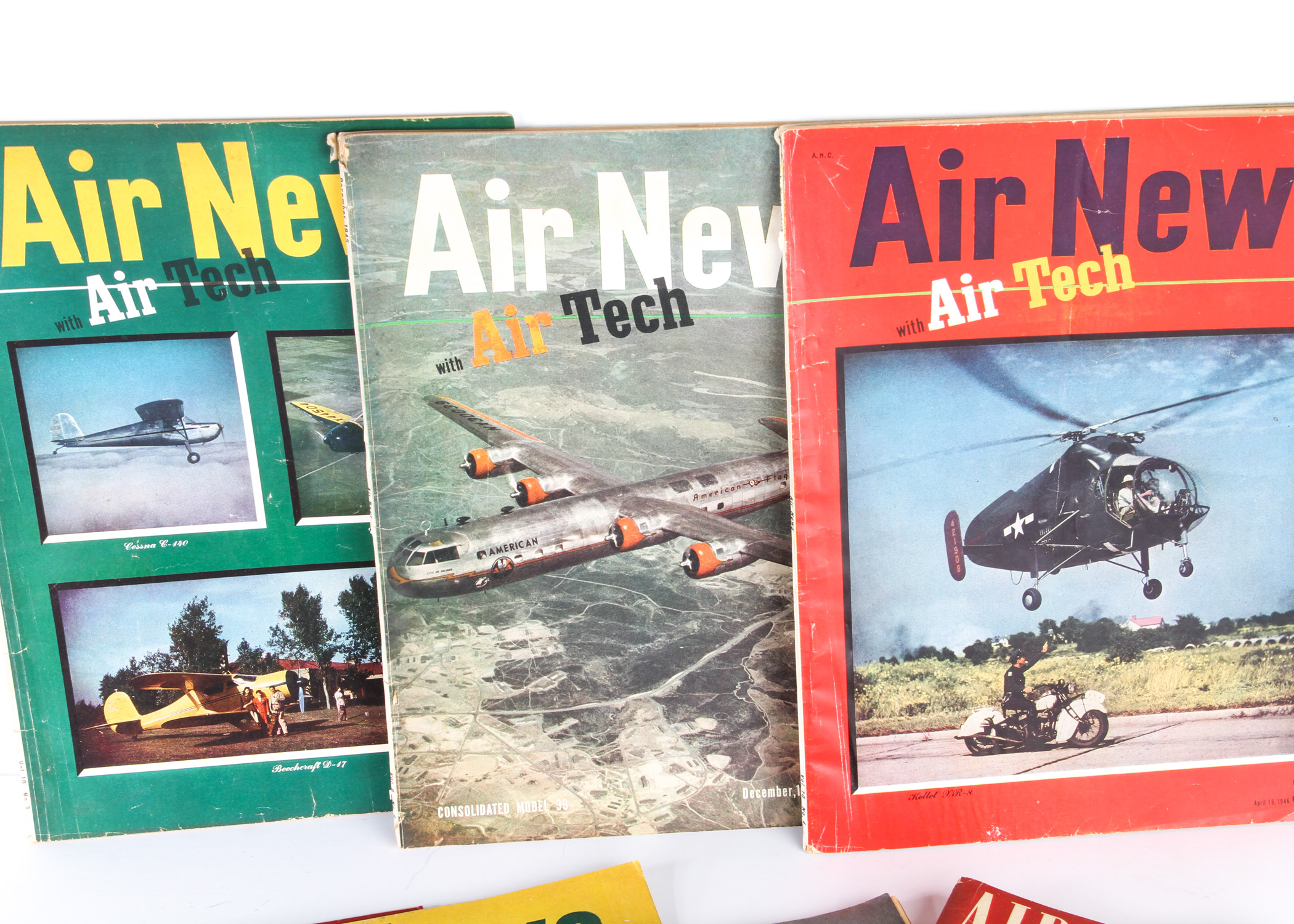 Collection of 1940s Air News and Air Trails Magazines