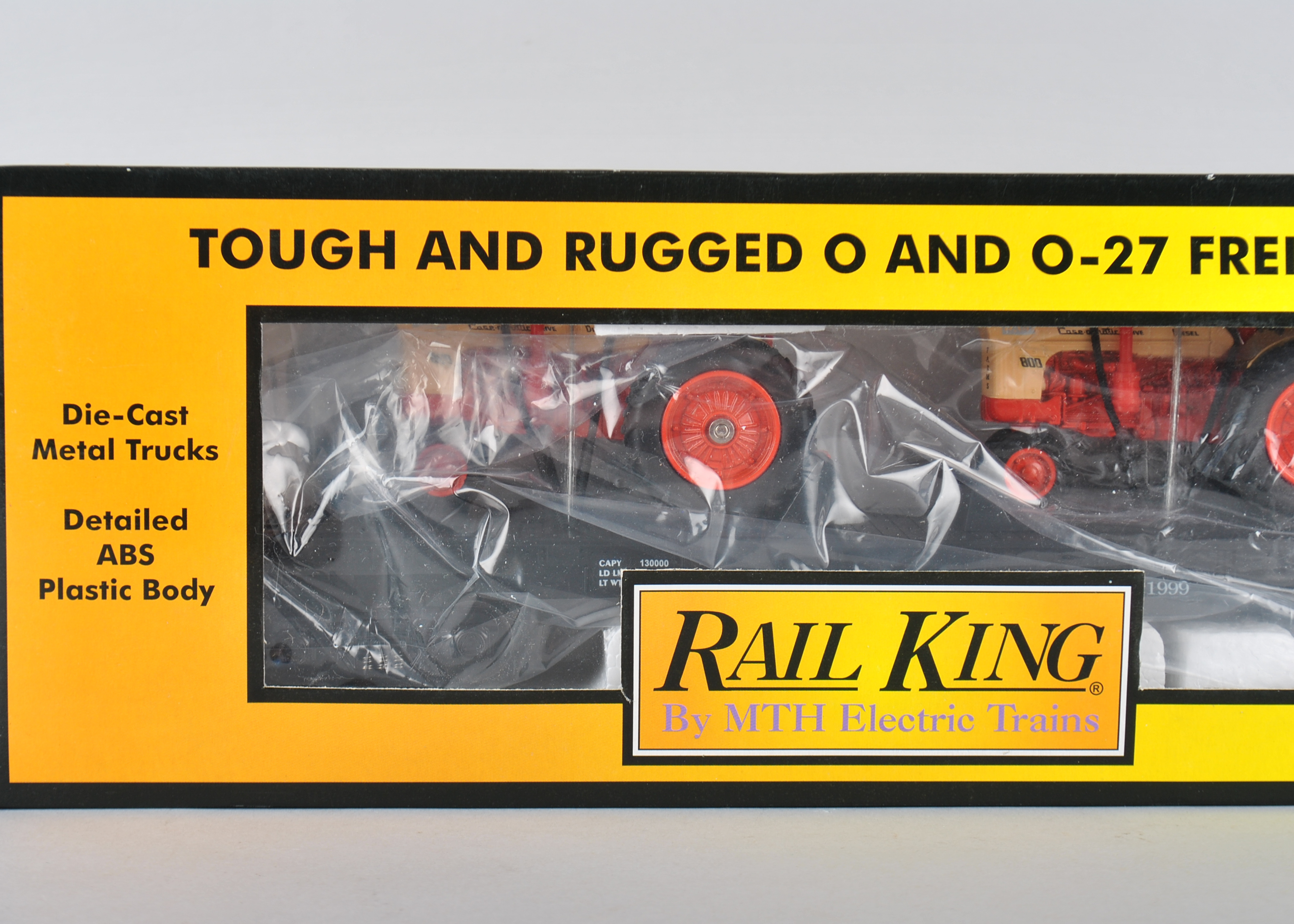 MTH Rail King Farm Transport With Ertl Tractors & Panel Vans