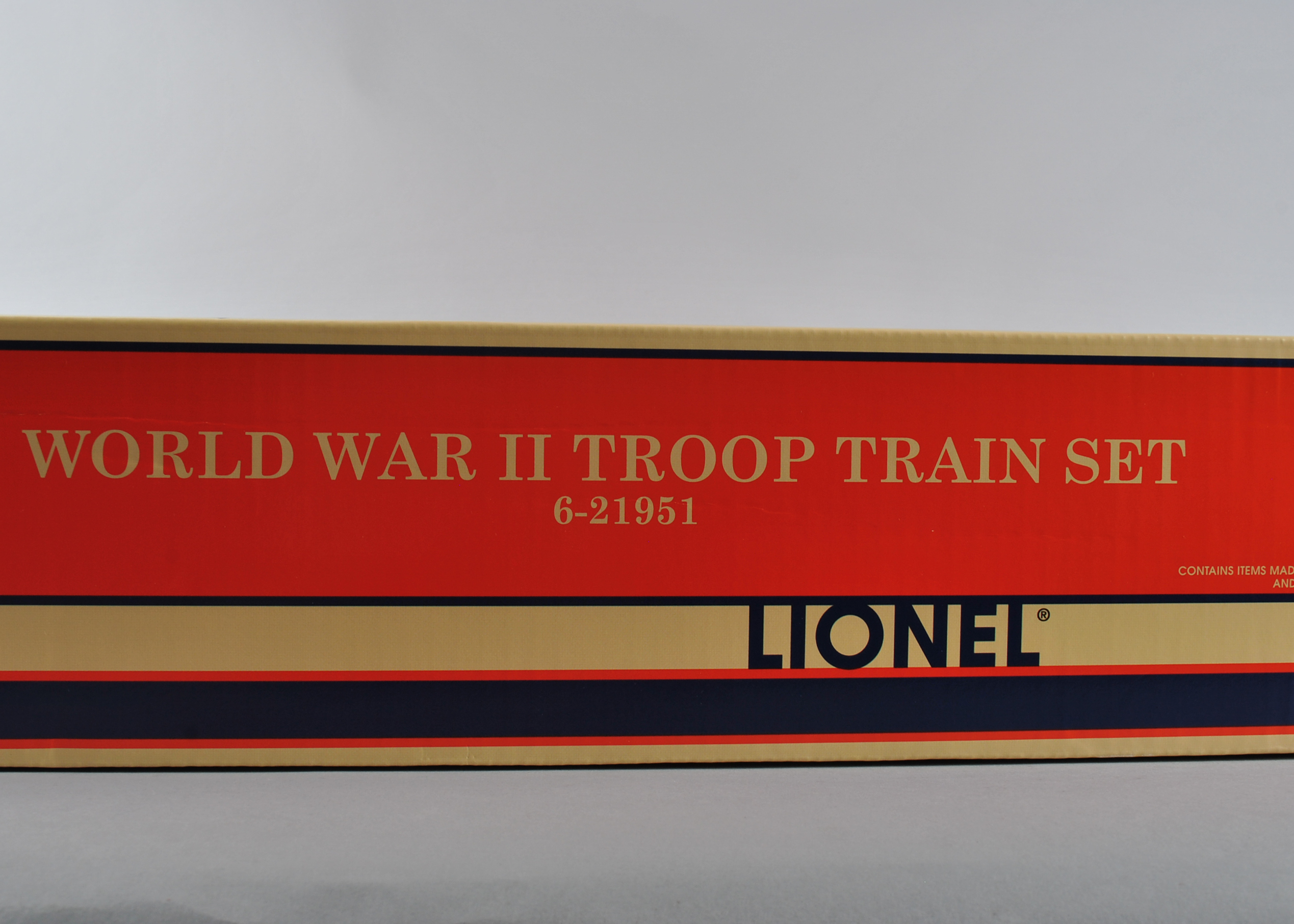 Lionel World War II Troop Train Set 6-21951 With 4-6-4 Locomotive