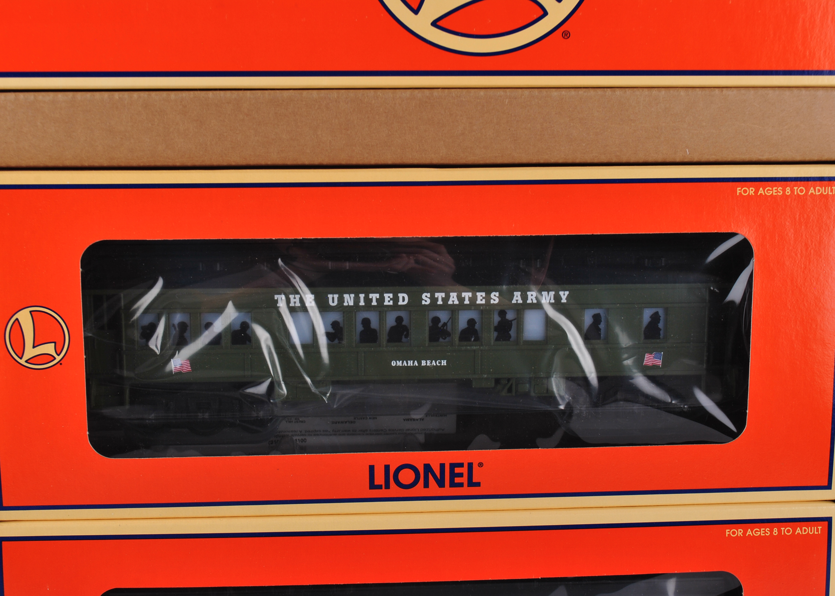 Lionel World War II Troop Train Set 6-21951 With 4-6-4 Locomotive