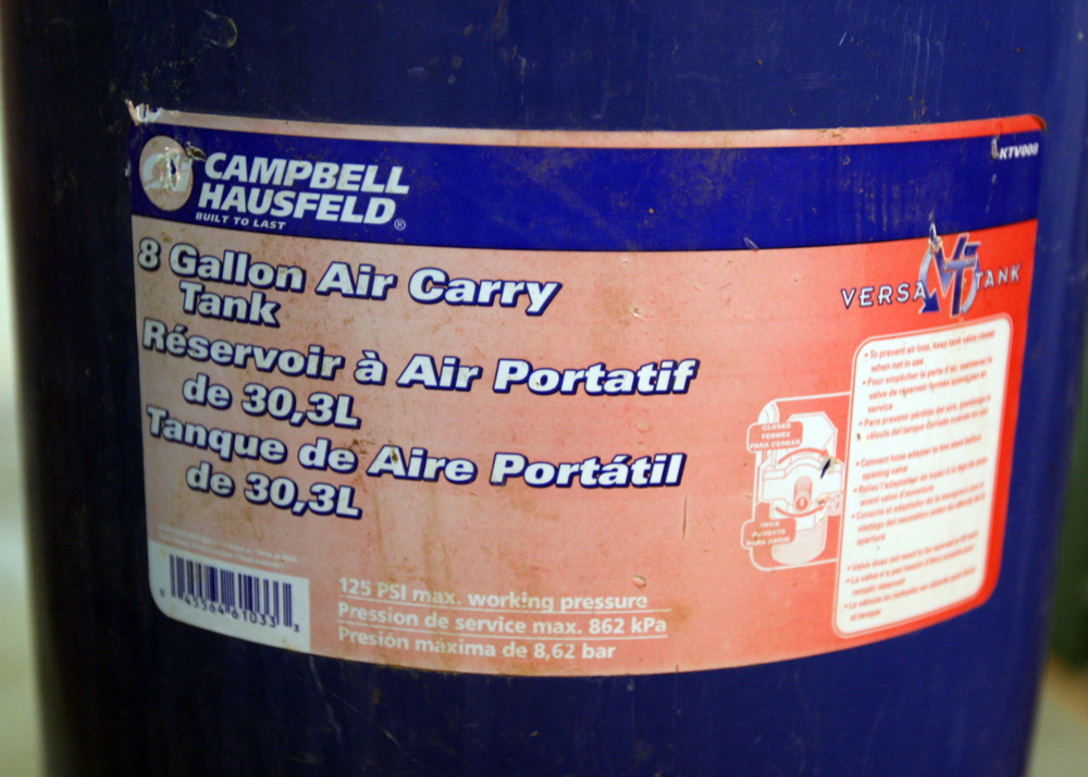 Campbell Hausfeld 8 Gallon Air Tank