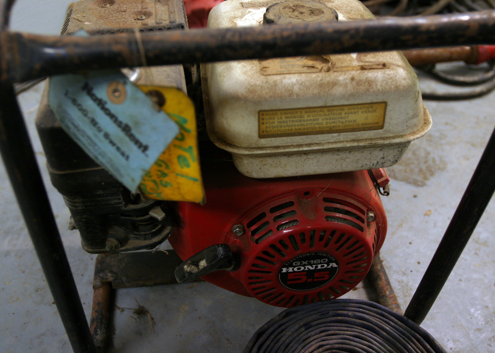 Honda 3" Gas Powered Pump with 25' Suction Hose