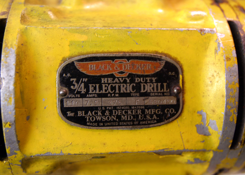 Black & Decker 3/4" Heavy Duty Electric Tabletop Drill