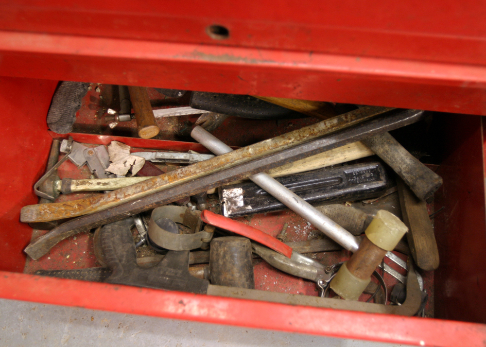 Snap-On Ten Drawer Tool Box on Casters