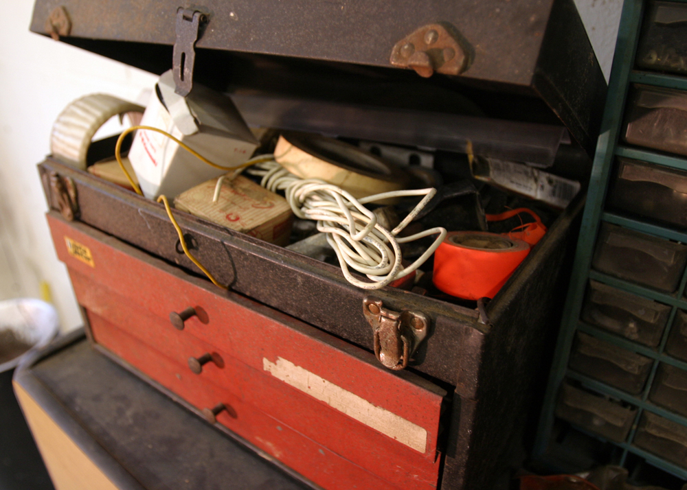 Three Drawer Metal Toolbox