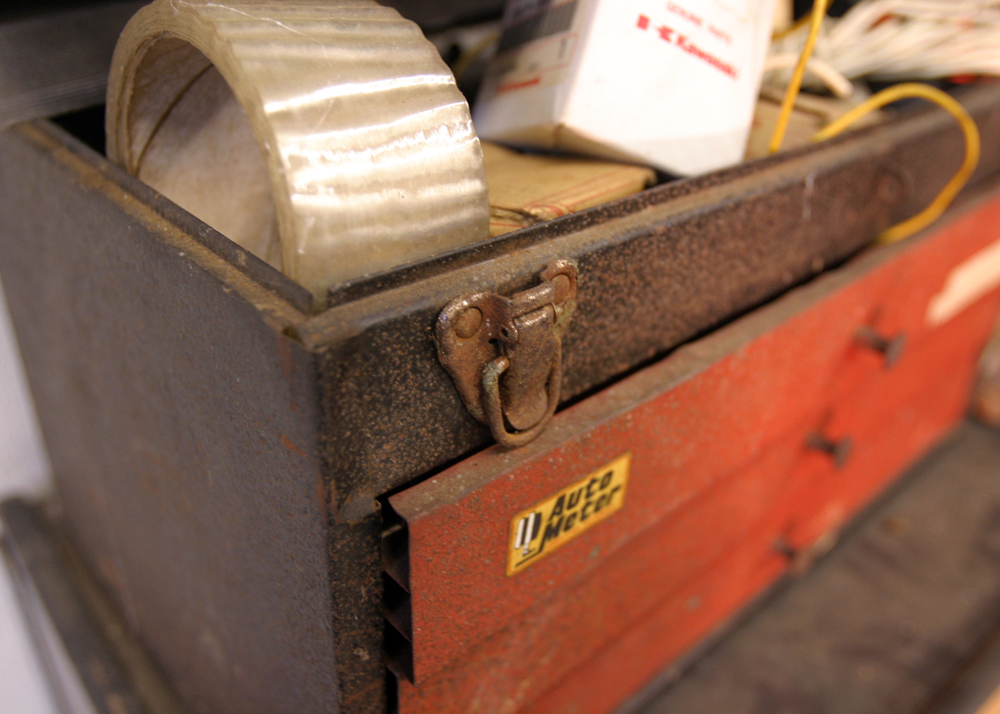 Three Drawer Metal Toolbox