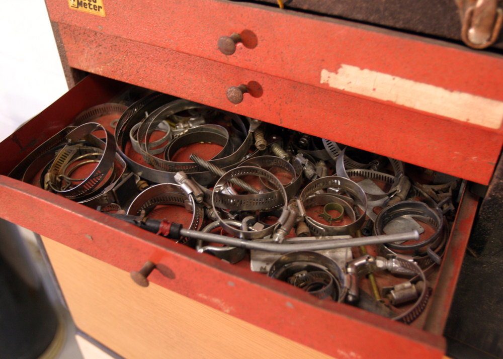 Three Drawer Metal Toolbox