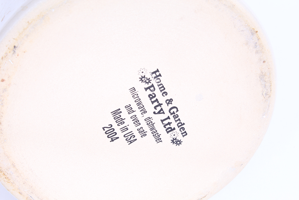 Pair of Stoneware Pitchers and Haeger Bowl