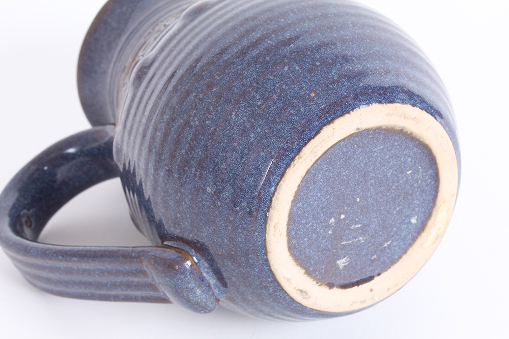 Pair of Stoneware Pitchers and Haeger Bowl