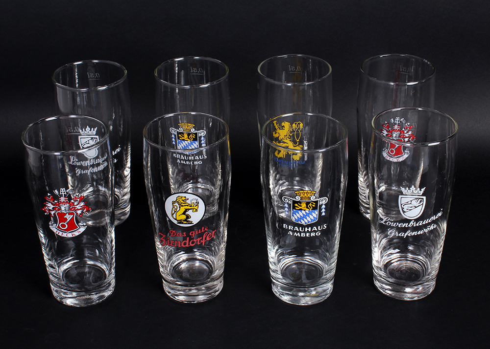 German Nonic Pint Glasses