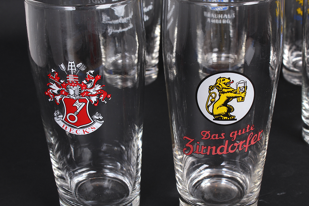 German Nonic Pint Glasses
