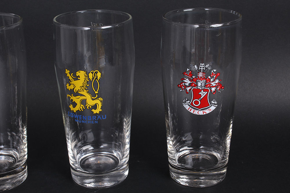 German Nonic Pint Glasses