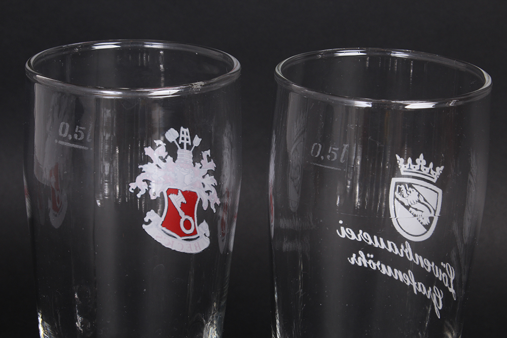German Nonic Pint Glasses