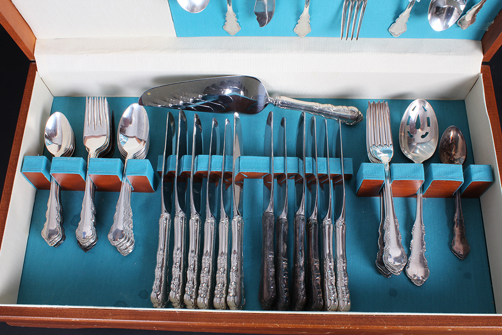 Reed & Barton Dresden Rose Silver Plated Flatware