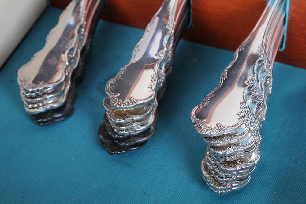 Reed & Barton Dresden Rose Silver Plated Flatware