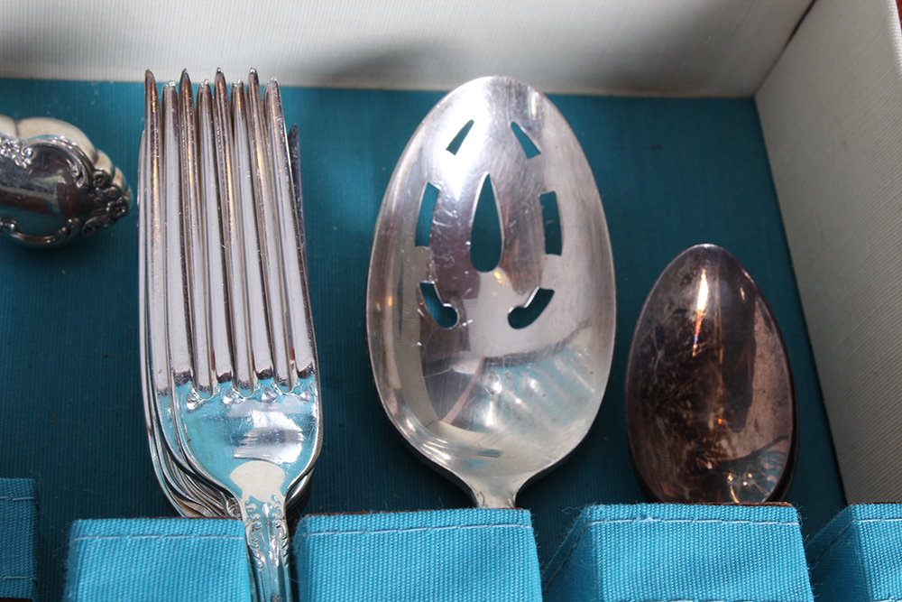 Reed & Barton Dresden Rose Silver Plated Flatware