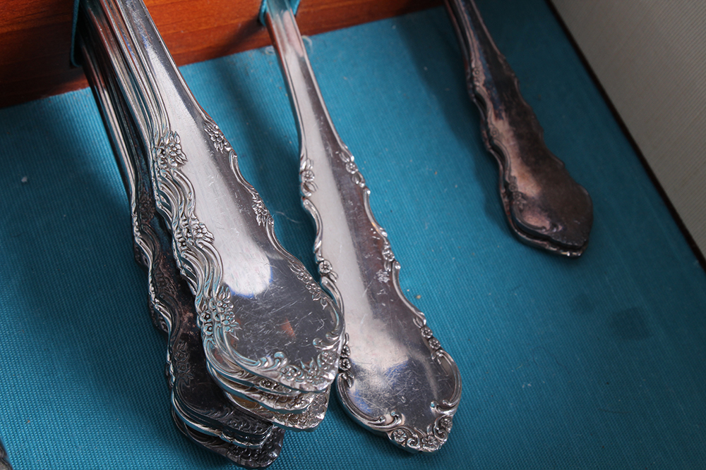 Reed & Barton Dresden Rose Silver Plated Flatware