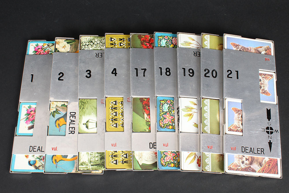 Vintage Duplicate Bridge Boards