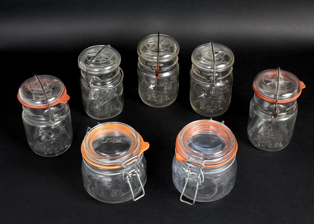 Sealed Mason Jars
