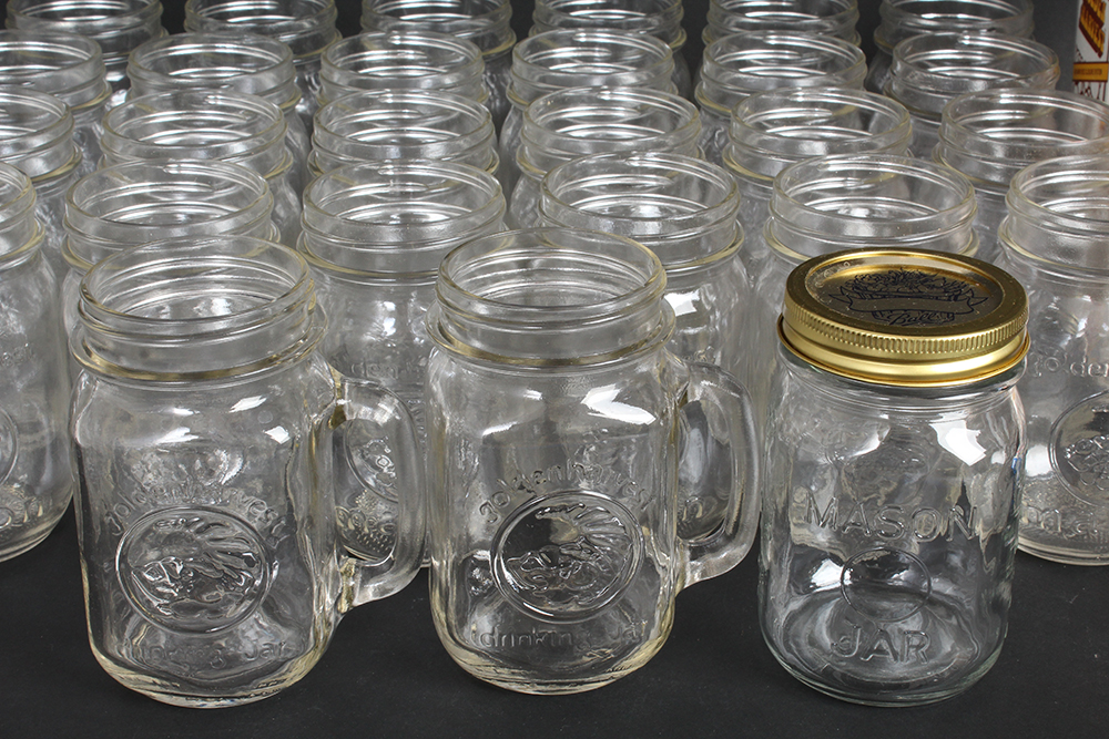 Golden Harvest Mason Jars