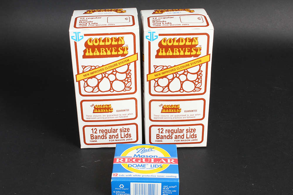 Golden Harvest Mason Jars