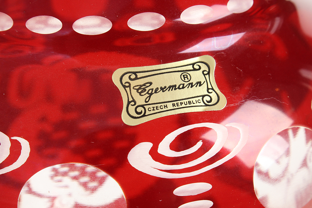 Egermann Bohemian Ruby Red Vase