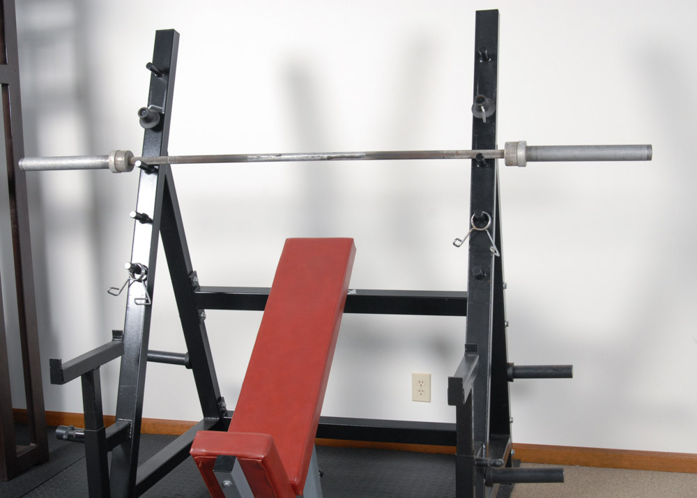 Barry's Barbell Military Press Rack and Seat