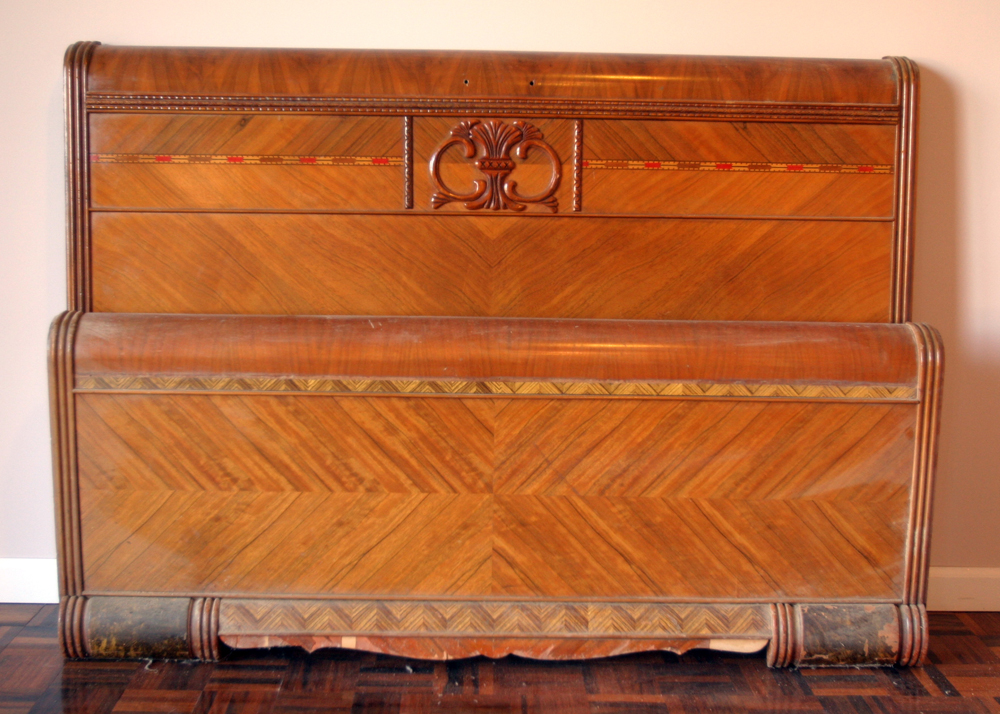 Art Deco Waterfall Bed Frame