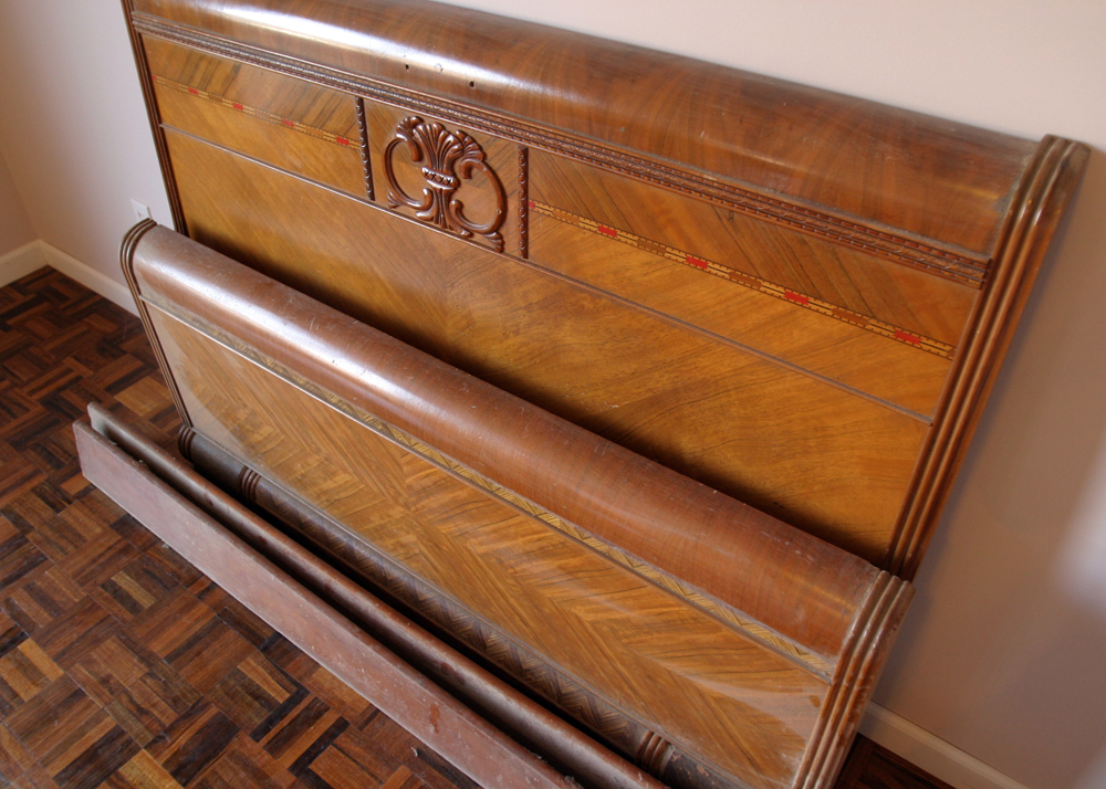 Art Deco Waterfall Bed Frame