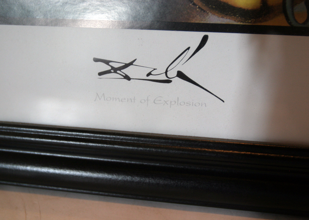 "Moment of Explosion" Offset Lithograph