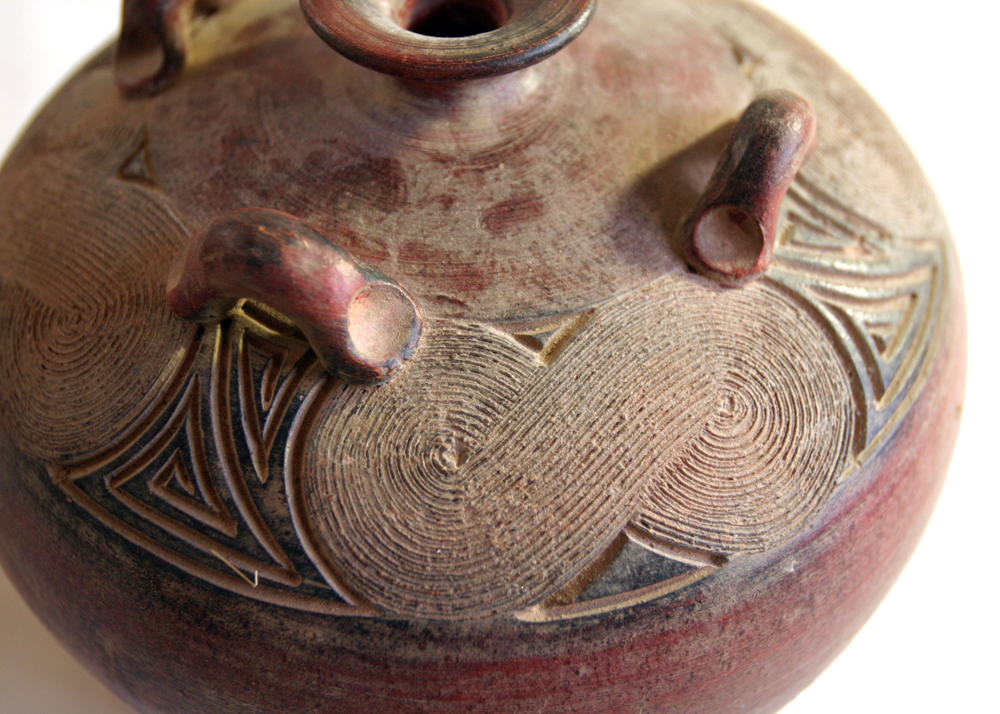 Native American Inspired Pottery Vessel