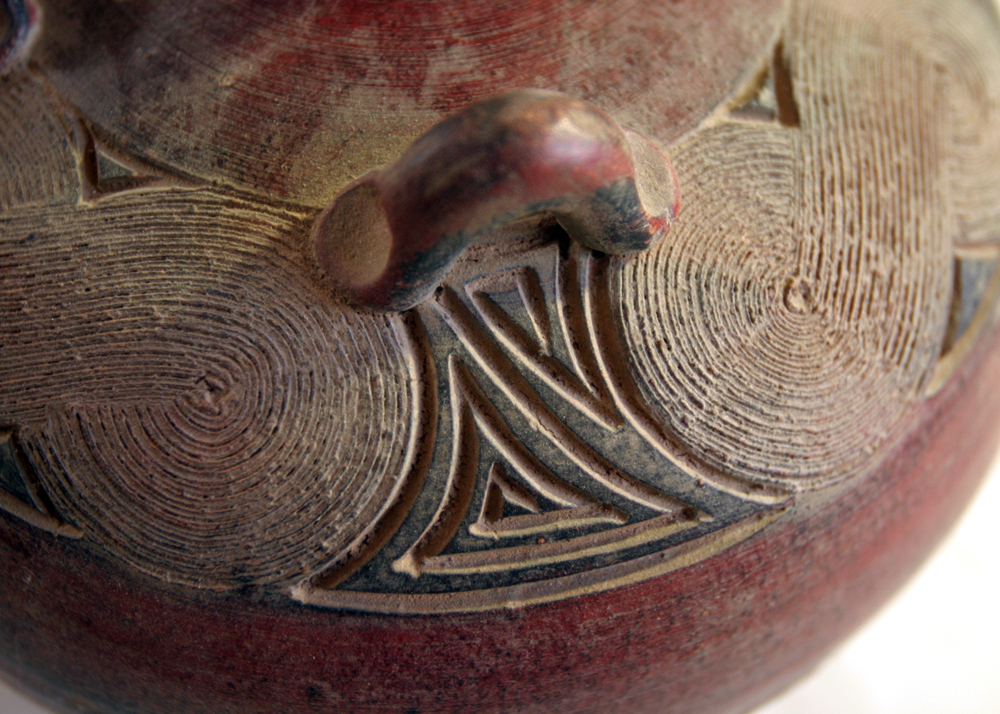 Native American Inspired Pottery Vessel